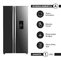 Refrigerador Deluxe Smart 514 L SBS Inox FDV