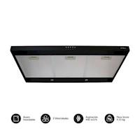 Campana Extractora Class Black 90 cm FDV