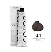 TINTE PARA CABELLO COLOR MARRÓN CLARO CENIZA 5.1 DIKSON PROFESSIONAL