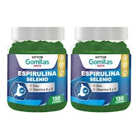 Detox Espirulina Para Adultos Gomitas Sottcor 100Gr Chicle x2