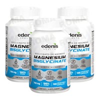 PACK 3 BISGLICINATO DE MAGNESIO 120 CÁPSULAS EDENIS HEALTH
