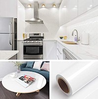 Vinilo papel impermeable Blanco brillante - (15.8 x 78.8")