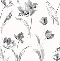 Papel vinilo autoadhesivo diseño tulipanes(216x20.5x 0.01)