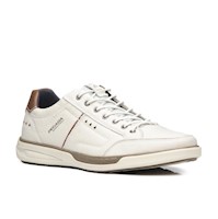 ZAPATILLA HOMBRE PEGADA CUERO MILK 111102-04