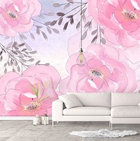 Murales de pared para dormitorio Tamaño: 100"x144"