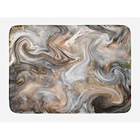 Tapetes de baño de mármol, estilo retro, 74.9x44.4cm