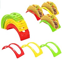 Bandejas, Juego de 18 soportes de taco sin BPA