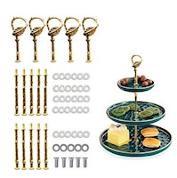Bases para pasteles Juego de 5 soportes para cupcakes