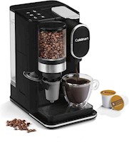 CAFETERA CUISINART DE UNA SOLA PORCIÓN + MOLINILLO, DEPÓSITO EXTRAÍBLE DE 48 OZ