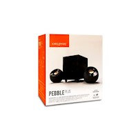 PARLANTE CREATIVE PEBBLE PLUS 2.1 8W/16W 3.5MM USB-POWER BLACK