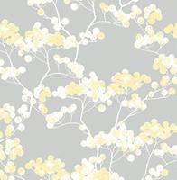 Papel pintado 216 x 20.5 x 0.01 pulgadas color oro y gris