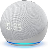 Echo Dot Con Reloj (4.ª generación) | Altavoz inteligente con Alexa