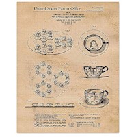 Vintage Disneyland Mad Tea Cup Ride Patent