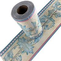 papel pintado  4.2 x 196.8 pulgadas  color azul