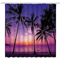 Cortinas de Baño Cortina de ducha 70" incluye ganchos