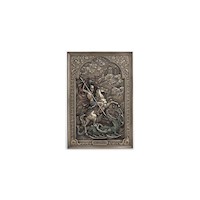 Estatuas de pared para pared diseño de San Jorge