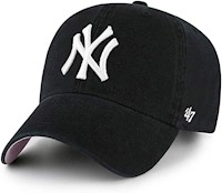 '47 New York Yankees MLB Brand Clean Up Adjustable - Black Pink