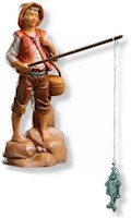 Jacob The Fisherman, figura de pesebre y accesorios