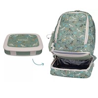 Set Bentgo Mochila 2 en 1 y Lonchera - Dino Fosil