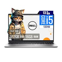 Laptop Dell DC15250 Intel Core i5 1334U 16GB RAM 512GB SSD M2 15.6 FHD FreeDOS