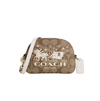 Cartera Mini Serena Coach Satchel In Signature Canvas