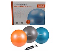 Pelota Gym Ball Yoga Anti Burst Ball Live Up Fitball Suiza + Inflador