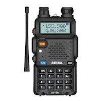 Walkie Talkie con Radio FM 2 Vías 128 Canales Alcance 1-7 km ST-UV5R