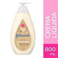 JOHNSON'S® Baby Crema Líquida Avena x 800ml