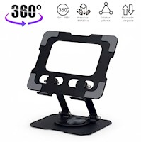 Soporte para Tablet de Metal S955 Giratorio 360° Base Plegable Antideslizante