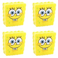 Packx4 Esponja de Cocina - Bob Esponja