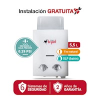 TERMA A GAS 5.5L GLP BRYANT TIRO NATURAL