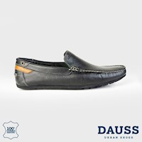 Dauss Zapato Náutico Cuero 5505 - Negro