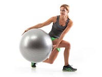 Fitball Gym Ball Pelota Para Yoga 65cm Plomo