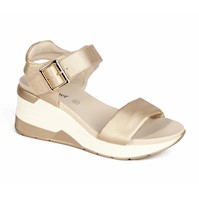 SANDALIA MUJER STHEF CASUAL DORADO 7838