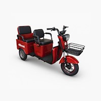 TRIMOTOR CARGO BIKER RUSTER ROJO (ENTREGA INMEDIATA
