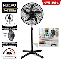 Ventilador de Pedestal 18" 100 Watts 3 Velocidades YL-1805-1P