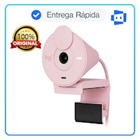 Cámara web Logitech Brio 300 FHD 1080p USB-C Rose