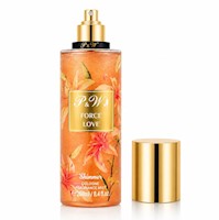 Perfume Mujer 250ml Colonia Corporal P&W Force Love Fragancia Floral con Brillo
