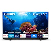 TV Philips 55" 4K UHD Smart Google TV LED 55PUD7406