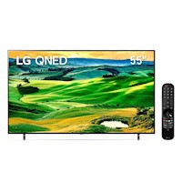 Televisor LG QNED 55" 4k Smart ThinQ AI 55QNED80SQA (2022)