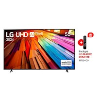 Televisor LG LED 55” UHD 4K Smart TV ThinQ AI 55UT8050PSB 2024