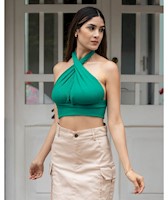 TOP DAMA THALIA VERDE