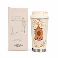 Vaso Térmico Tomatodo Termo Multiusos Crema Frío Caliente Diseño Capibara Aleato