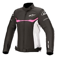 Casaca Alpinestars Stella P S Negro/blanco/fucsia