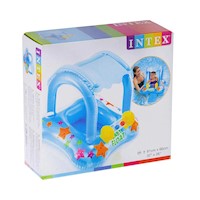 Intex - Flotador para bebé Con Techo