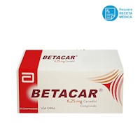 BETACAR 6.25MG X30 COMP RECALCINE