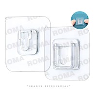 GANCHO DOBLE DE PARED PACK 10 UNIDADES