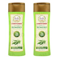 PACK 2 ACONDICIONADOR DE EXTRACTO DE ROMERO 420ML NEVADA