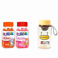 COMBO GOMITAS PARA NIÑOS ELITE NUTRITION- ELITE HIERRO+ ELITE CALCIO + TOMATODO