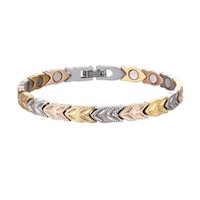 Pulsera Magnética Saludable Titanio con Imanes NdFeB Modelo YSMGB-30